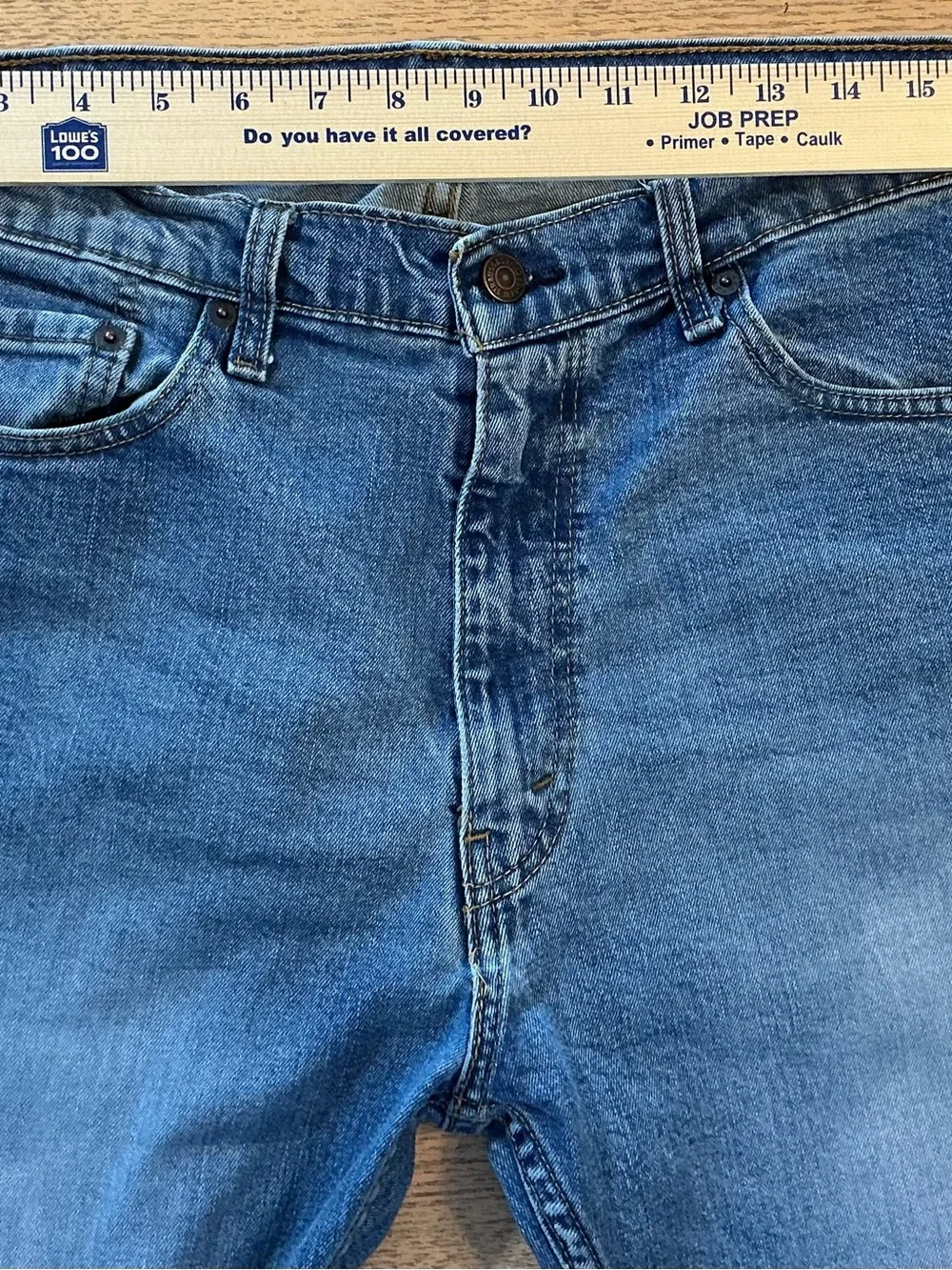 Levi’s 505 Men’s W36 L30 Regular Straight Jeans Medium Wash Distressed